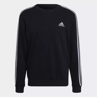 Blusa Moletom Essentials 3-Stripes - Preto adidas GK9078