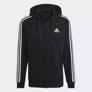 Moletom Essentials Fleece 3 Listras - Preto adidas GK9051