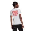 Camiseta Flamengo Adidas Street Graphic Feminina - Branco FH7549 - comprar online