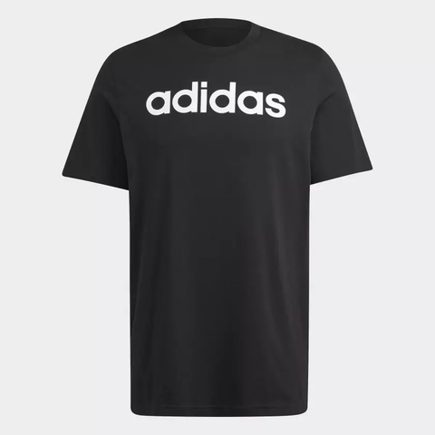 Camiseta Essentials Linear Embroidered Logo - Adidas IC9274 - Kevin Sports