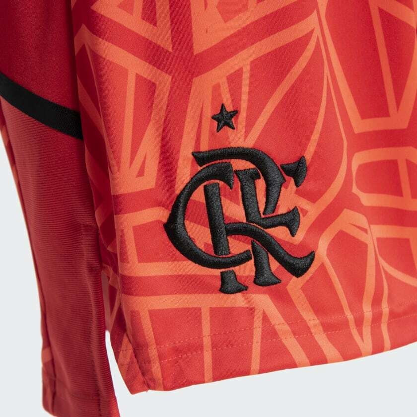 Agasalho do flamengo branco e laranja 2025