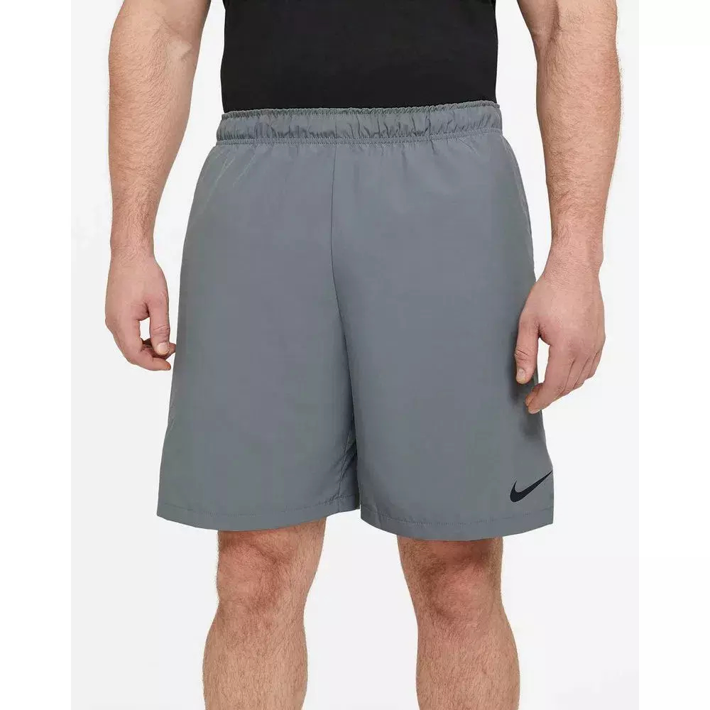 Short Nike Dri-Fit Flex Woven 9'' Masculino - Cinza+Preto CU4945-084