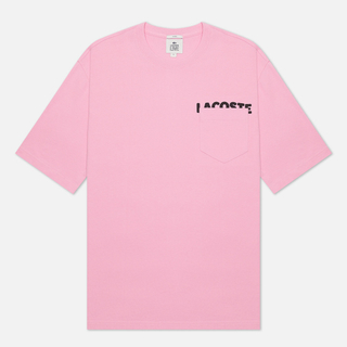 Camiseta Com Bolso Lacoste Rosa TH1287-21-CTW