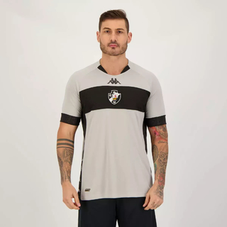 Camisa de Goleiro Vasco da Gama Kappa Kombat Prata 2022 EKVA211903