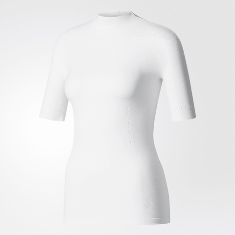 Camiseta Adidas Warp-Knit Feminina Branca CE7828