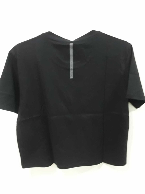 Camisa Calvin Klein Feminina Cropped - Preta - CF2OP01BC250-0987 - comprar online