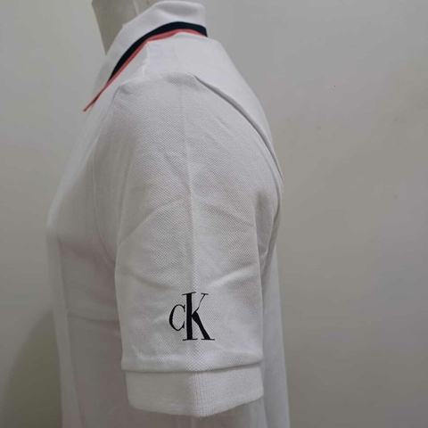 Polo Calvin Klein Masculina Friso Termocolante Branca - CM3PC02PR781-0900 - comprar online