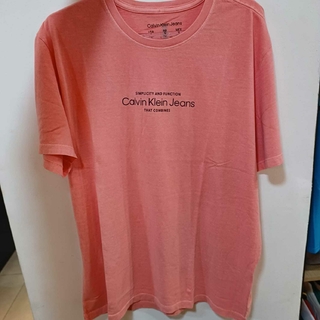 Camiseta Calvin Klein Simplicity Pêssego - CM3PC01TC173-0220