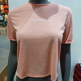 Camisa Calvin Klein Feminina Pêssego Waves - CF3PC01BC803-0220