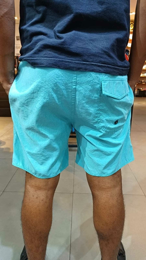 Short Redley Elástico Cupro Azul Turquesa - 123616.087 - Kevin Sports