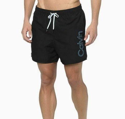 Short Calvin Klein Swim Logo Vazado CM3OS14SA212-0987