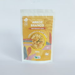 ARROZ ORGÂNICO TEMPERADO COM CÚRCUMA E ALHO NIRÁ 200G - comprar online