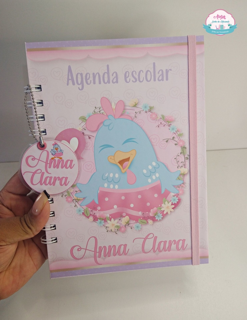 Agenda Escolar 2023 Infantil | Cute Meninas Roxo | Letrinhas