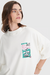 Camiseta BAW New Over Keep Blooming Off White - loja online