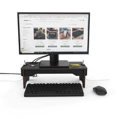 Kit Base eleva monitor, soporte para notebook, organizador, porta celu y mousepad - Sumapack