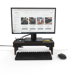 Kit Base eleva monitor, organizador, porta celu y mousepad - tienda online