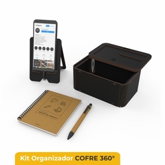 Kit Cofre 360° + Porta Celular + Anotador Y Lapicera - Sumapack