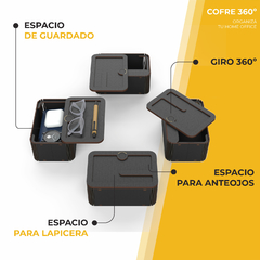 Kit Cofre 360° + Porta Celular + Anotador Y Lapicera en internet