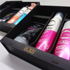 CAJA DE COSMETICA PARA CABELLO ROBY