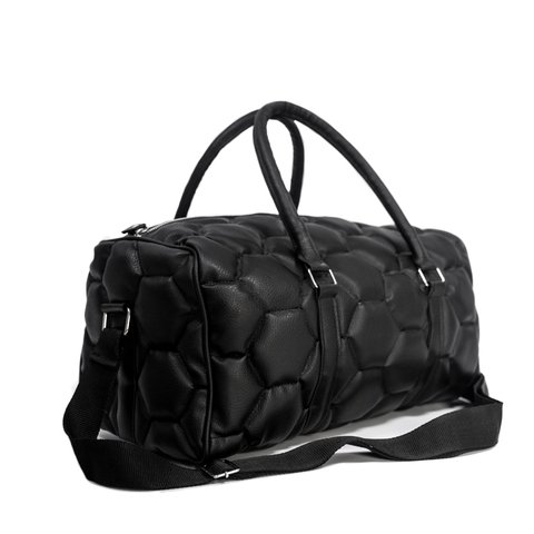 Bolso Viajero con Gajos Negro