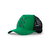 Green slc cross cap with black patch