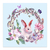 Conejos con ramas y flores - comprar online