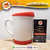 Caneca Branca Base e Tampa Silicone Vermellha - comprar online