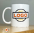 Pack de 25 unidades - Caneca Empresarial Logo + Textos