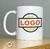 Pack de 35 unidades - Caneca Empresarial Logo + Textos