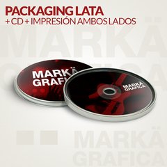 Lata Packaging + Cd + Termosellado