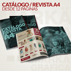 Catalogo, Revista (A4 - 21 x 30 cm) 12 pag.