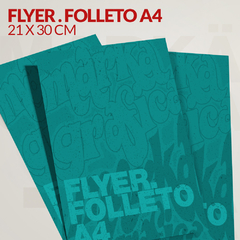 Poster, Menu, Folletos (A4 - 21 x 30 cm) Simple Faz - comprar online