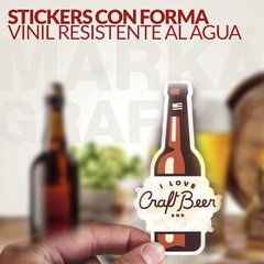 Stickers c/ Forma Resistentes al Agua en internet