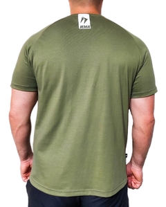 Remera ALGODON VERDE MILITAR - DESIGNED TO MOVE SPORT HOMBRE en internet