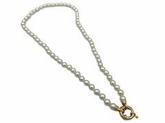 Collar Perla de Mallorca n°6 45cm Gancho Marinero - comprar online