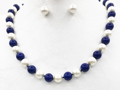 Perla de Mallorca Blanco/Azul 2 piezas en internet
