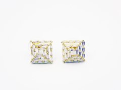 Aros Cuadrado Piedras - comprar online