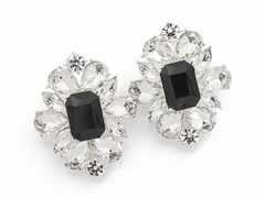 Aros Flor Strass Clip - comprar online