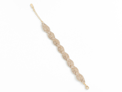 Pulsera Trenzada Strass - comprar online