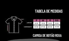 Camisa de botão roxa - loja online