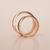Set alianzas de boda 4mm - oro rosa 18kt y madera de ébano - SETSER - comprar online