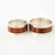 Set anillos de boda - plata 925 y madera de zebrano 10mm SETRAIZ