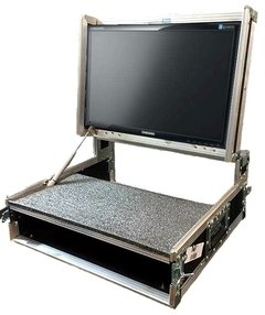 Case rack 2u+ monitor 24 Pol.