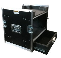 Case rack para mesa signature16 + 4u rack + gaveta - Universalcases