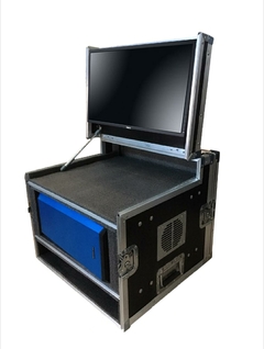 Case rack para monitor + CPU