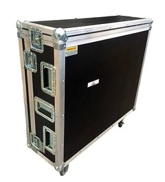 Case Para Yamaha Ls9 32 C/ Cablebox 2 Tampas E Rodas