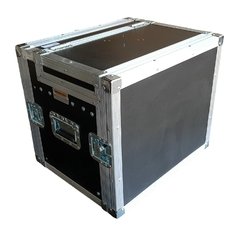 Case rack 8u + tampa para monitor 24 polegadas