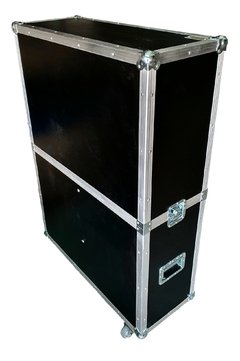 Flight case duplo para caixas Rcf NXL 44A com rodas - comprar online