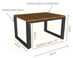 Rack 6u para Home estúdio profissional - comprar online