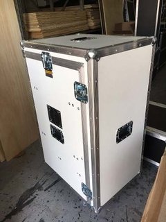 Case Rack, 8u + Mesa + Gaveta 30cm. Tampa Que Vira Bancada